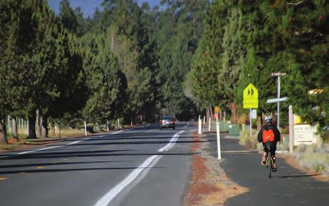 A shared roadway can be enhanced with the use of Sharrows. responders to pass. Paved shoulders produce high levels of safety and improved operations.