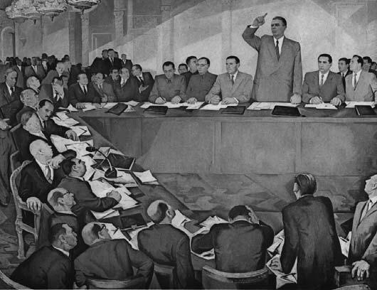 Nastop Enverja Hoxhe na posvetovanju predstavnikov 81 komunističnih in delavskih strank v Moskvi 16. novembra 1960.