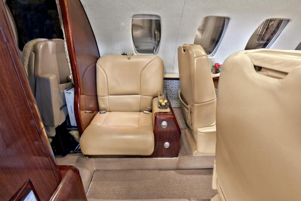 The spacious and modern environment of the CJ2+ cabin feels like it belongs in a jet costing millions more.
