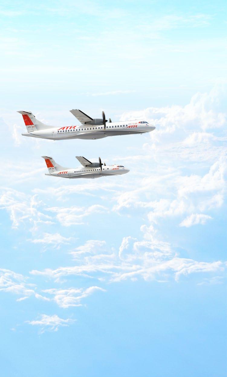 ATR, regional market leader THE STRONGEST TRACK RECORD IN REGIONAL AVIATION 75% of turboprop orders in 2010-2016 The regional aviation market has evolved rapidly over recent decades, from a
