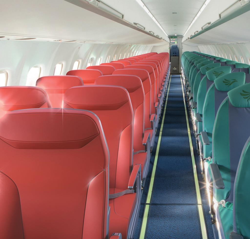 ATR HAS THE WIDEST CABIN CROSS SECTION IN THE