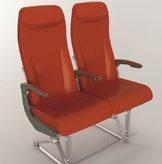 200 kg of weight savings 18 inch intra-armrest seat