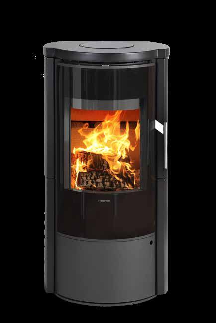 The Morsø 4143, 4155 and the 4156 stoves are a well-proportioned stoves of an exceptional appearance expressed by the mirror reflection effect of its large glass door.