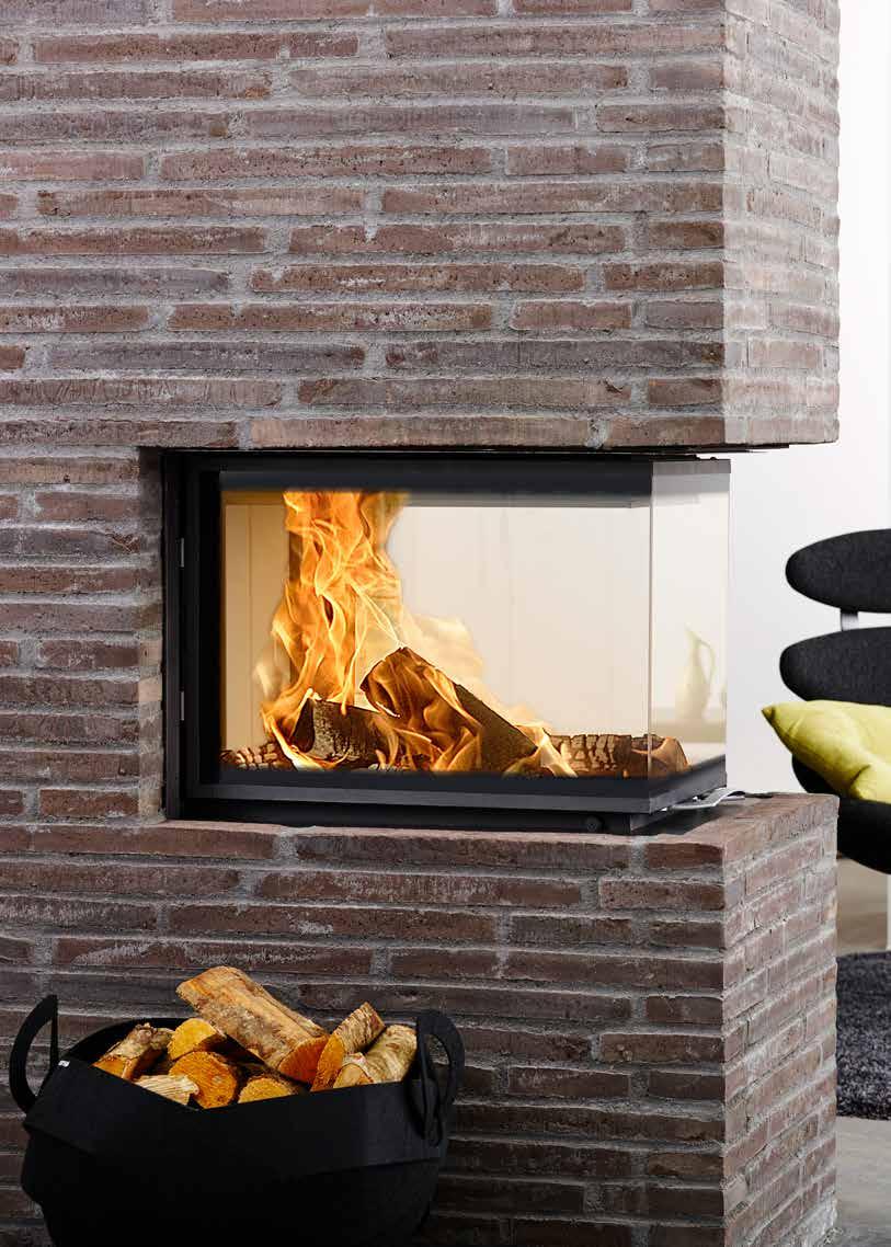 Enjoy the fire and the dancing flames in an entirely new way! With its uninterrupted, 3-sided glazing, the Morsø S-160-32 is the closest you can get to an invisible stove - visually an open fireplace.