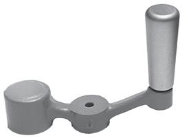 Light-weight Aluminum Balanced Crank Handles are ideal for applications such as optical jig boring equipment and inspection instruments.