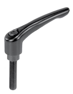 Metal Adjustable Handles For adjustable clamping or tightening controls for limited operating angles.