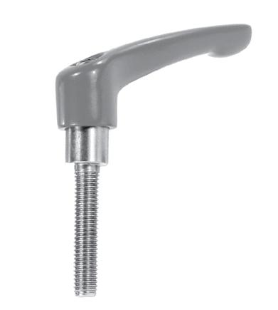 Metal Adjustable Handles For adjustable clamping or tightening controls for limited operating angles.