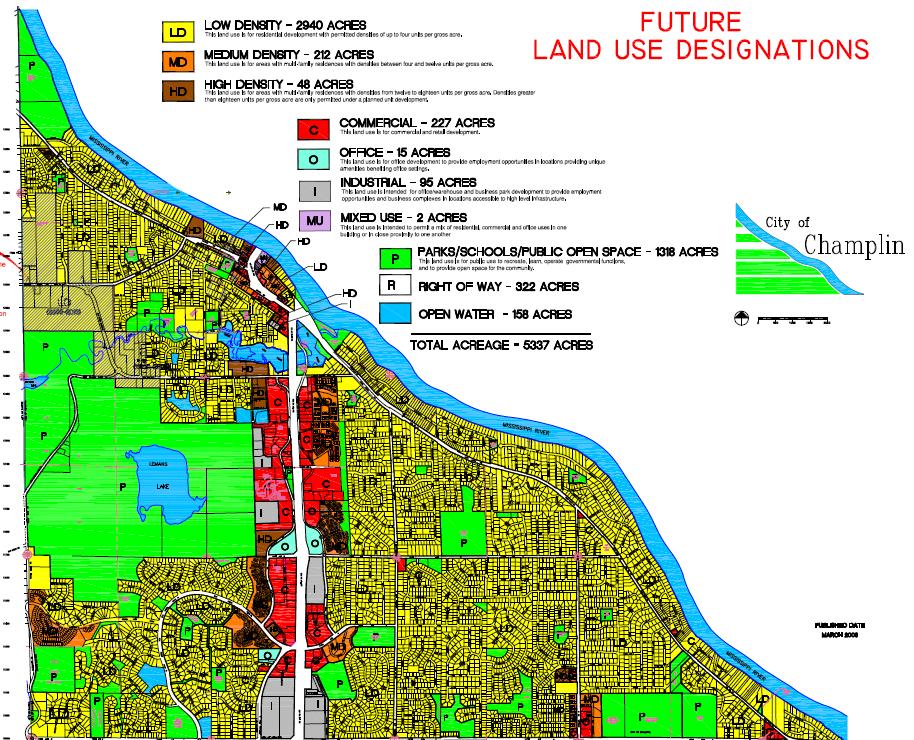 All land within Met Council approved boundary of Elm Creek Park