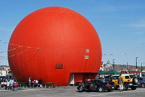 1. This roadside attraction and fast food restaurant is situated in Montreal, Quebec, Canada. The building is in the shape of a giant fruit, three stories high with a diameter of forty feet.