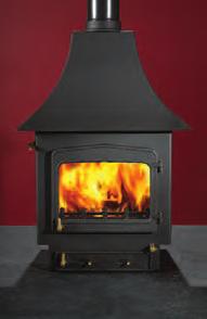 Available with a profiled flat top, flat top, low canopy or high canopy. The Fireview 6kW has an amazing all fire view of the complete firebox.