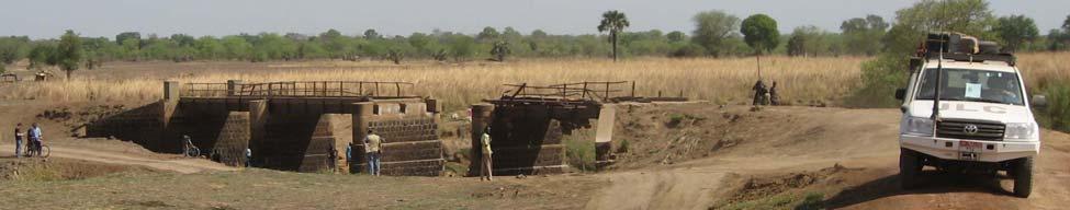 The route crosses the derelict rail line to Wau numerous times which may pose a Mine/UXO hazard according to locals, but
