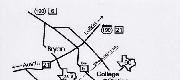 October 11, 2014, at the home of B.B. and Hazel Holland in College Station (see map). Lunch will be served at 12:30 p.m., but coffee will be available at 11:00 a.m. if you want to come early.