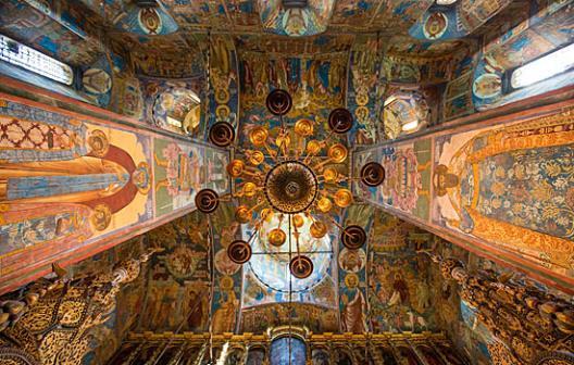 John's apocalyptic visions, and the richly frescoed Church of St. Elijah the Prophet.