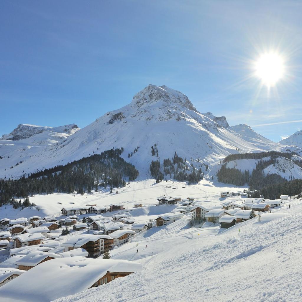 UNFORGETTABLE Winter Vacations The world-famous Arlberg, since 2016 the largest, connected skiing area in Austria, with 87 lifts, 305 km of prepared pistes and countless deep-snow descents, is