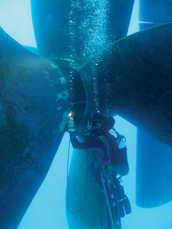 Underwater stern tube seal