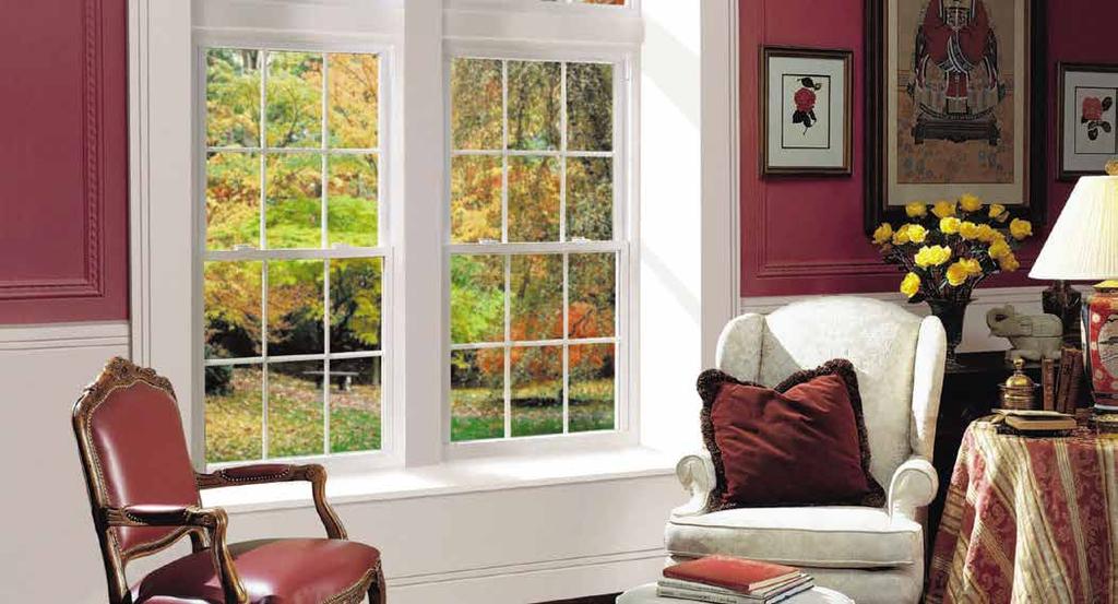 Double-Hung Windows Soft-Lite s Imperial LS double-hung windows feature two operating sashes so you can open both the top and bottom parts of the window.