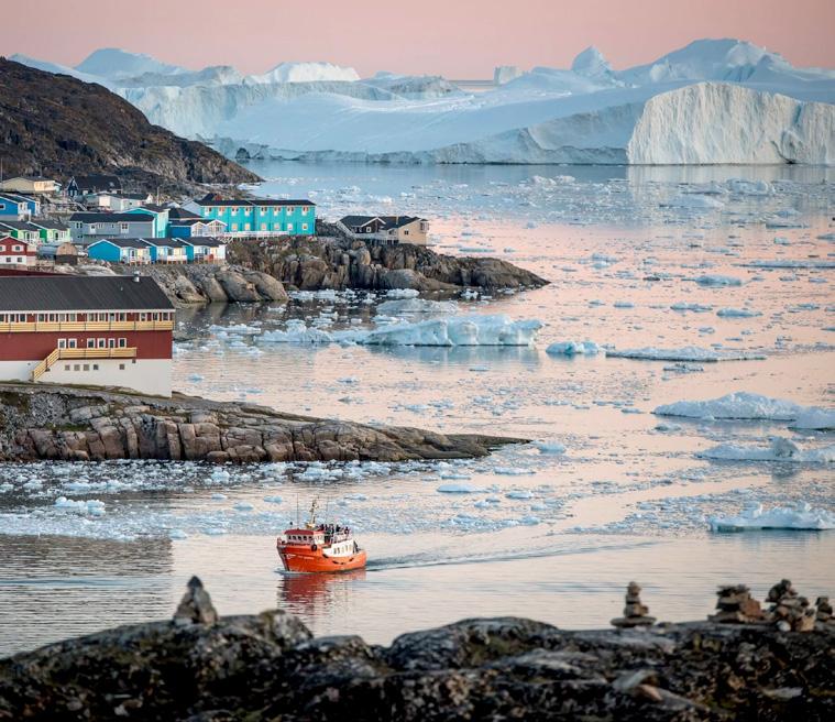 After getting acquainted with Ilulissat and learning about the history and culture of this beautiful city, you will be taken back to the hotel to freshen up before your dinner.