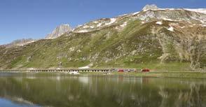 5 th stage: Zermatt to St. Moritz. The slowest express train in the world. The Glacier Express is one of the world s most spectacular railways.