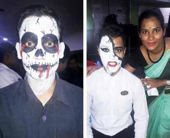 Halloween Celebrations GVK HOSPITALITY Taj Deccan Halloween is celebrated on the eve of All Hallows Day. It is a day dedicated to remembering the dead, including saints, martyrs and all the departed.
