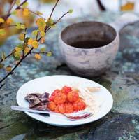 Cloudberries are an autumn delicacy, and you will have the opportunity to taste them on board.