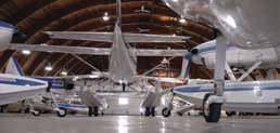 Hangars 6, 7, and 8 tion and Upholstery Departments, as well as our Major Airframe Overhaul Center, capable Caravans.