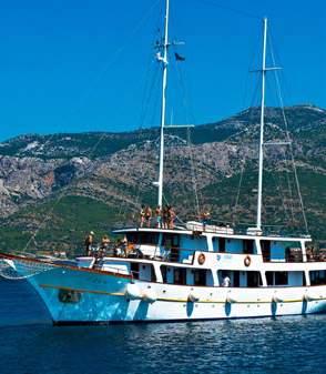 Saturdays 5 7 4 1, 8 12 14 11 15 19 21 18 22 26 28 25 29 ITINERARY: -Korcula-Puscisca-Omis--Hvar-Mljet- Note: This cruise can also be taken as 4 Days to & 5 Days to Price Per Person A$ 5, 12, 19, 26