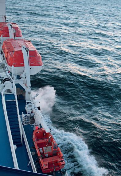 General trends in shipping are also in the core of Finnlines Safety Safety at