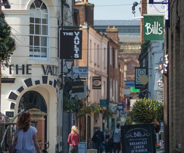 RETAILING IN EXETER Exeter is a well-established and thriving retail centre providing one of Devon s primary shopping destinations with a total floor space estimated to be in excess of 1.