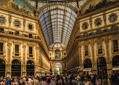 Galleria Vittoria Emanuel II, Milan culture. That evening there is the option to attend a performance of the opera at a Scala (subject to the program and availability).