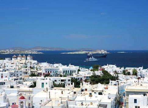 Sail into the caldera of a vast extinct volcano and the most dramatic of Greek Islands, Santorini. The afternoon and early evening is yours to explore.