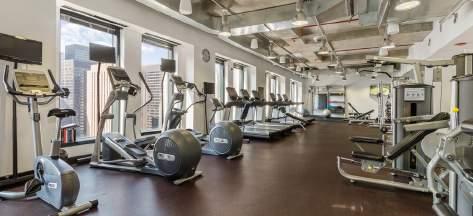 with vending Weekly pop-up restaurant partners FITNESS CENTER Recently renovated, enhanced and expanded Exclusive for tenants