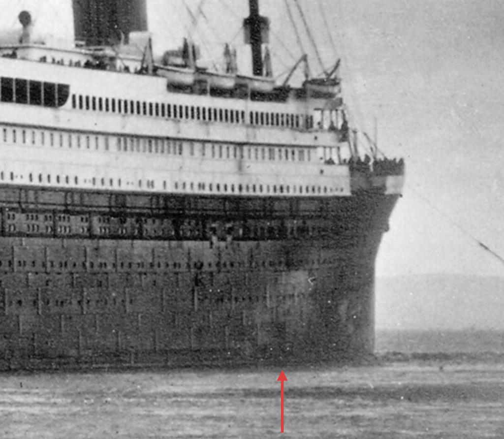 PART TWO: THE FACTS 21 Above: This photograph also shows the Titanic as she departed Belfast on her trials, on 2 April.