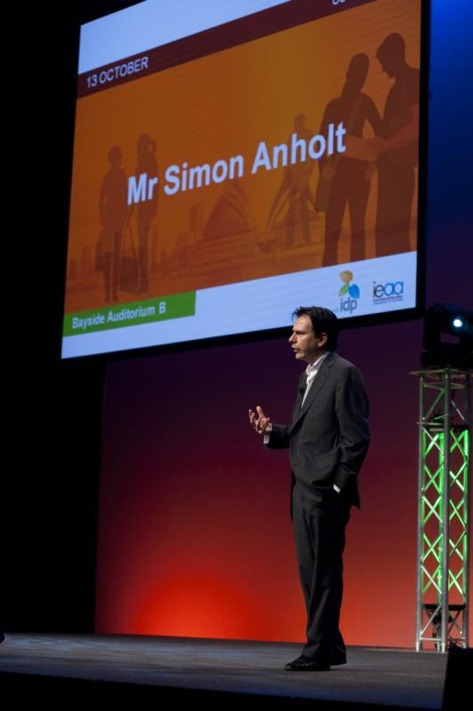 Flash back to 2010 Keynote speaker was Simon Anholt on