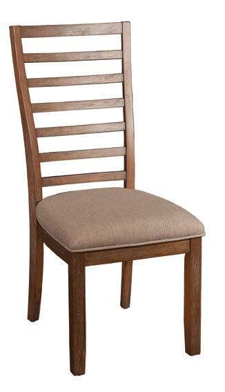 (2) 16D8224SC Side Chair  (without leaves) Chair: 24" x 18" x 40" Tall Powell Catalog