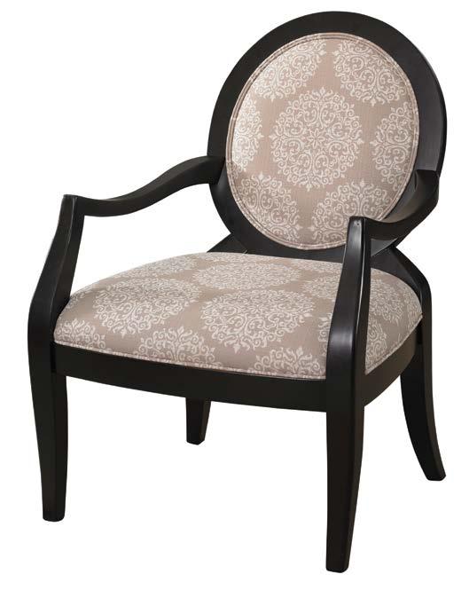 110-965 BLACK LINK GHOST CHAIR Finish: Black