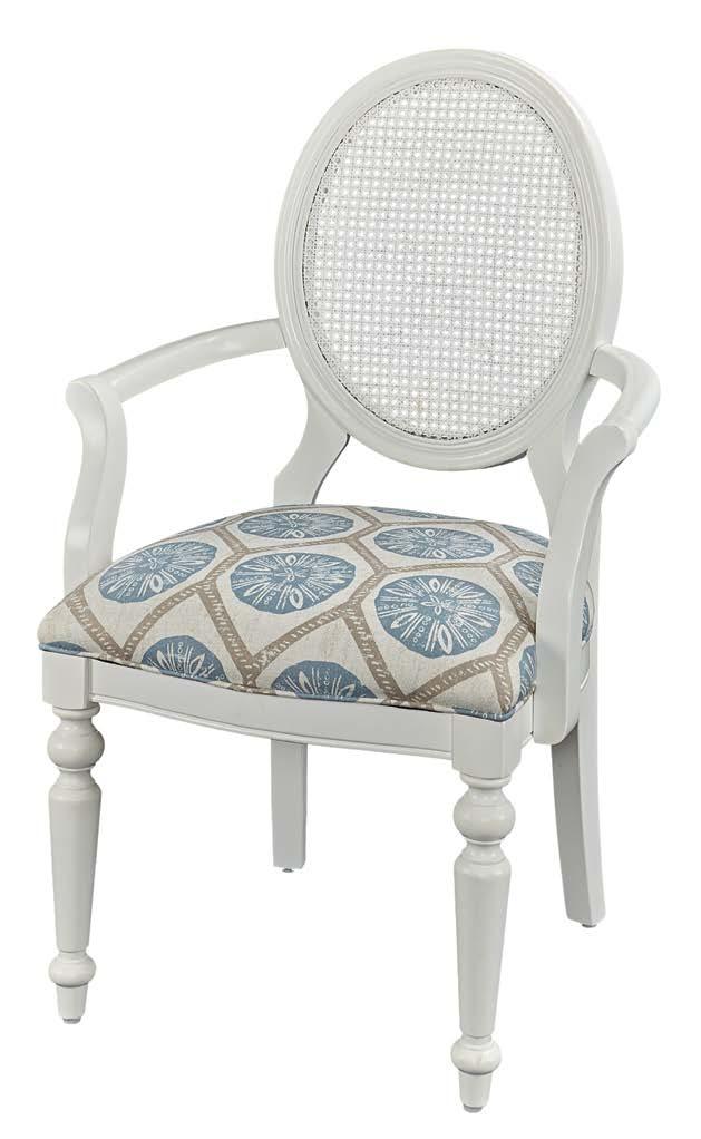 ACCENT CHAIR Finish: White 27" x 24" x