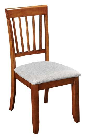 5PC SET Finish: Chestnut finish Table: 36" x 36" x 30" Tall with 12" leaf Side Chair: 18" x
