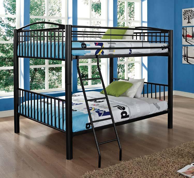 ^ OPTIONAL 2 FULL BED CONFIGURATION 938-137 BLACK HEAVY METAL