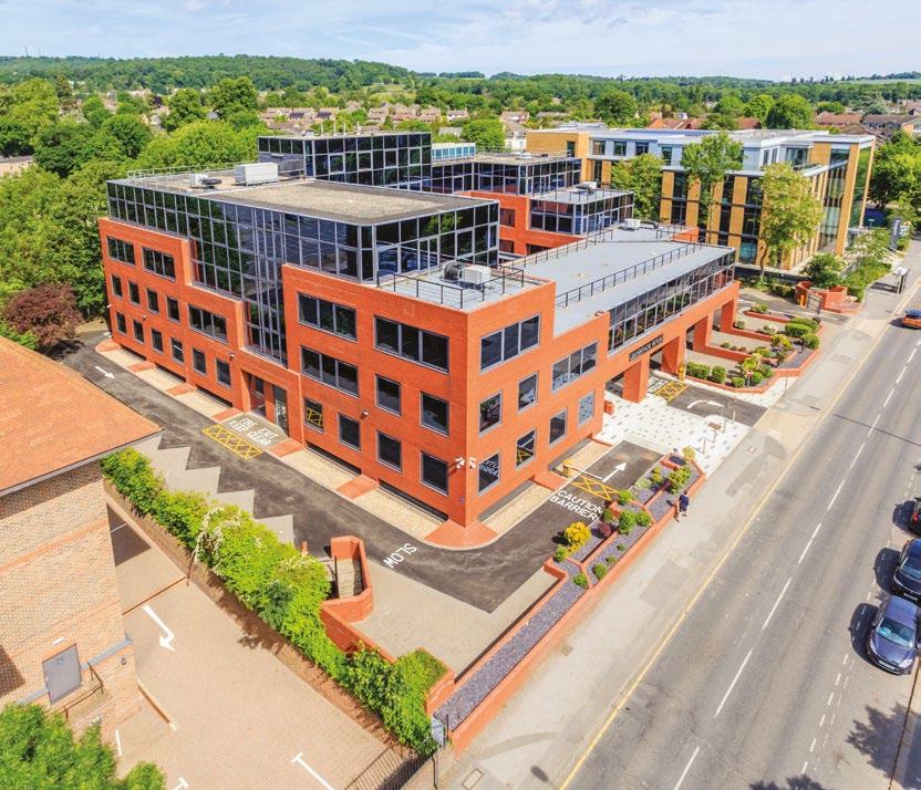 Headquarters office building benefiting from excellent transport connectivity and nearby amenities A great