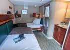 AA Two single beds or one double bed, view window, wardrobe, private