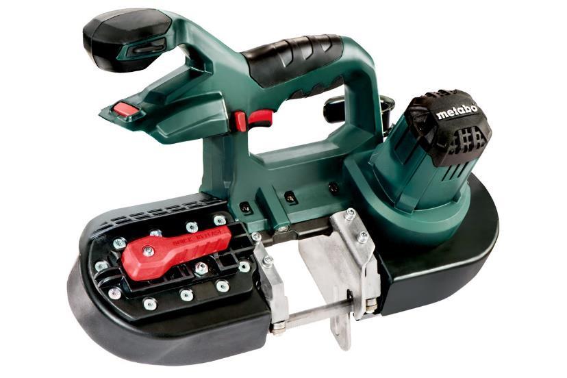 overhead Metabo Quick change, replace your blades without any tools Integrated LED work light for illumination the cutting