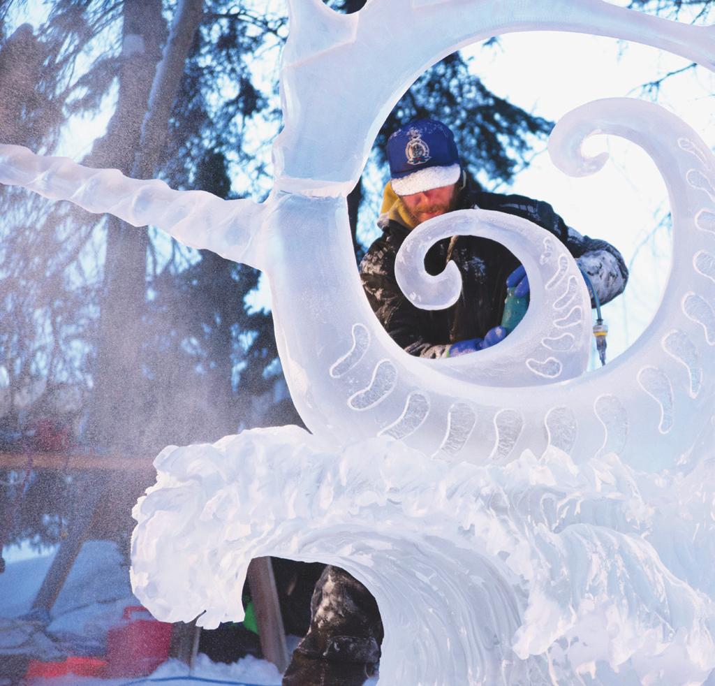 WORLD ICE ART CHAMPIONSHIPS 1 night retreat Fairbanks Weekends, March 2019 Select midweek dates available.