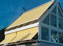 Product benefits in detail Versions of conservatory awnings 1030 and 2030 Design standard optional unavailable 6 Technology Conservatory awning 1030 Conservatory awning 2030 Design Max.