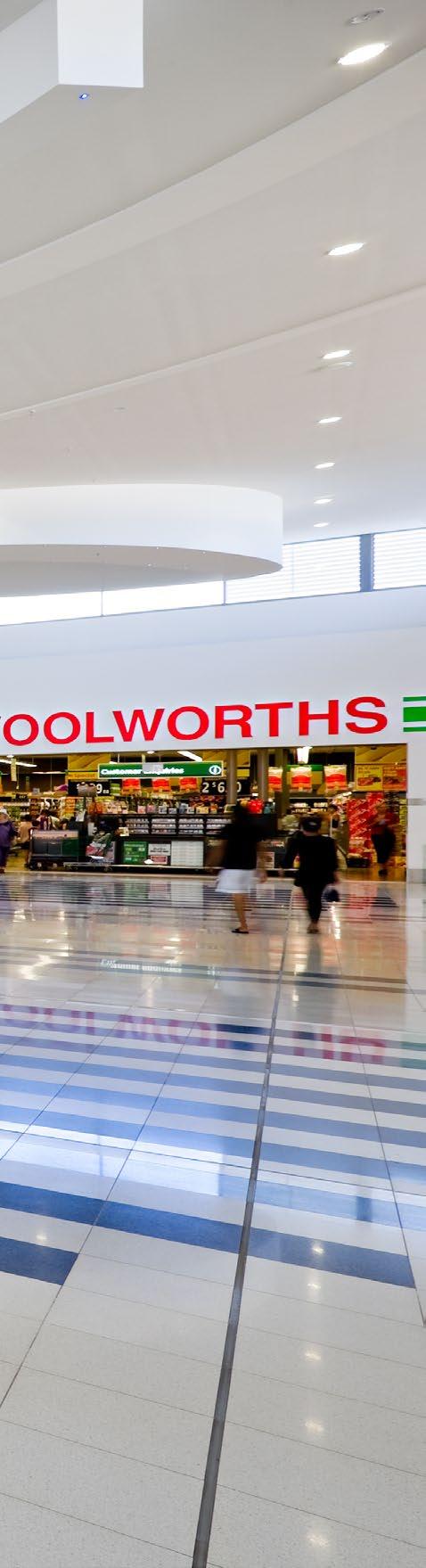 Introduction Currently home to a Woolworths Supermarket and 12 supporting specialty stores, Fairfield Central has performed exceptionally well with low vacancies and high yielding sales figures since