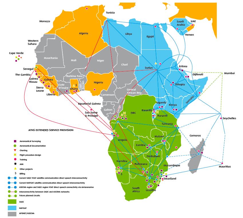 ATNS in AFRICA VSAT ATS/DS & AFTN