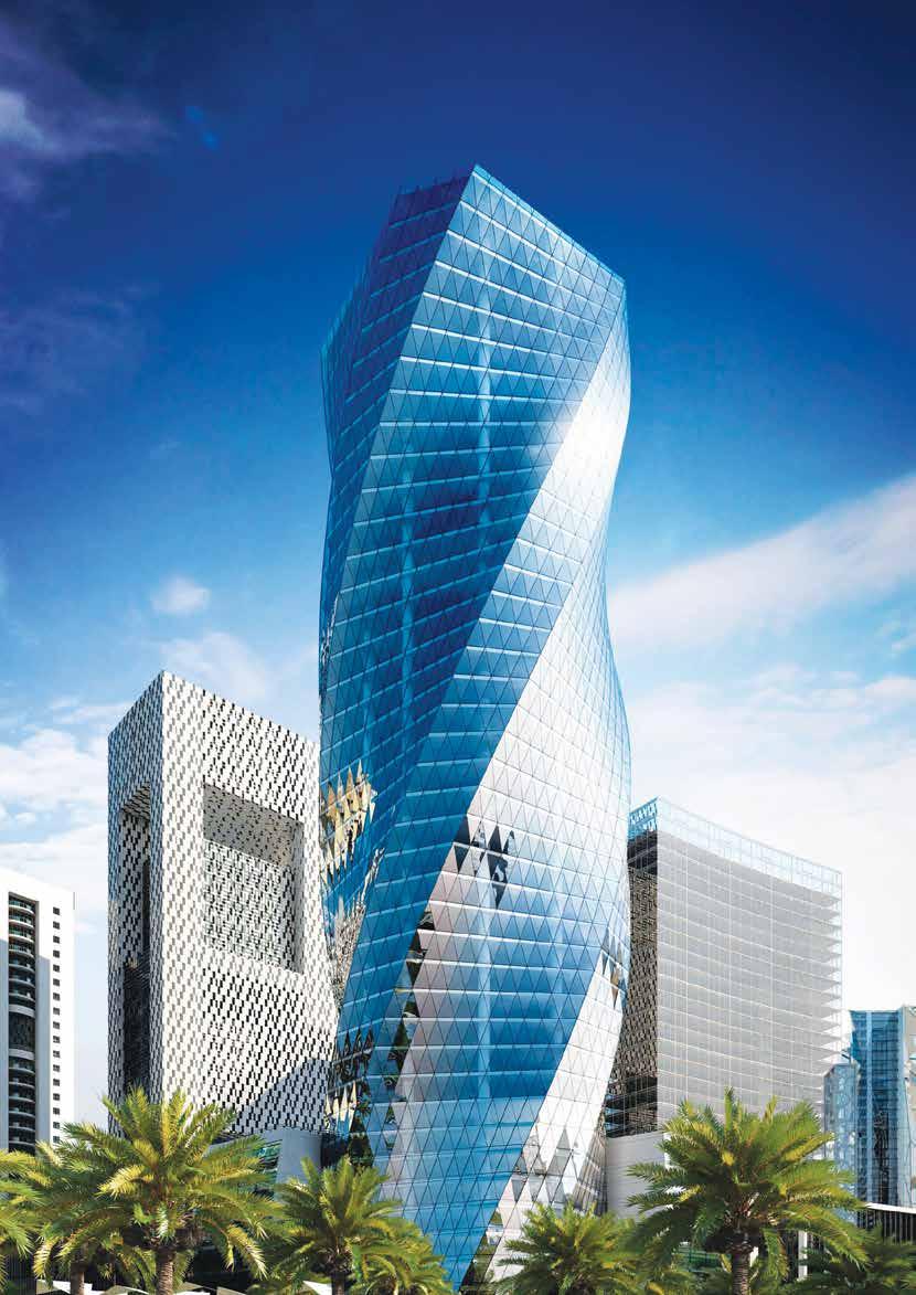 CONCEPT A BEACON FOR MODERN BAHRAIN Ahmed AlQaed, United Tower developer and owner, had an ambitious vision to create an architecturally striking spiral city incorporating retail, offices, hotel, and