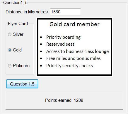 the passenger has a gold flyer card: (11) Enter your examination number as a comment in the first