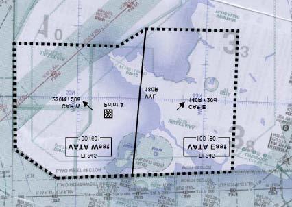Figure 1: Depiction of NWMTA and D201 The RAF Valley FOB states: the northern part of the NWMTA is divided into 2 areas by the VYL 180 radial: VATA East and VATA West (see Figure 2).
