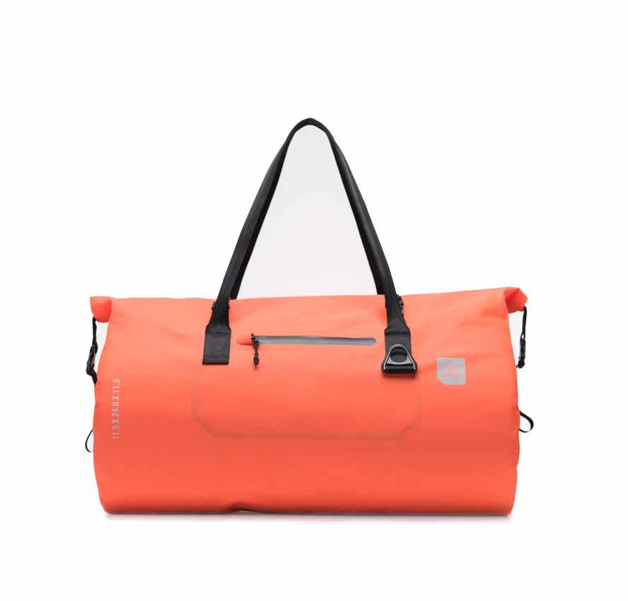 Coast 02.1 10610 11.5 (H) x 24 (W) x 11.5 (D) 44L The Trail Dry Coast duffle pairs clean urban aesthetic with rugged utility.