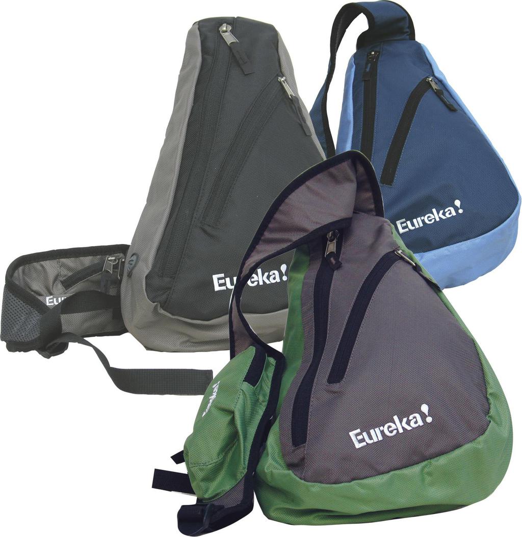 DAY PACKS 3 Marilyn Sling Pack Single sling pack is stylish and comfortable Great for using when a daypack is too large and pockets too small.